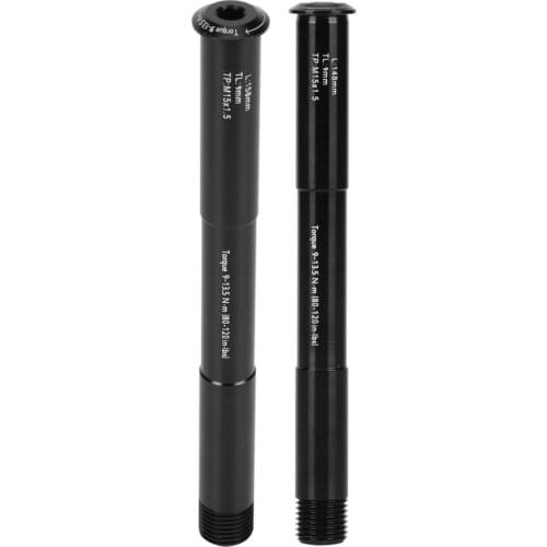 Mountain Bike Front Hub Tube Shaft Bike Front Fork Axle Front Hub Tube Thru Shaft Boost Aluminium Alloy for Rock Shox