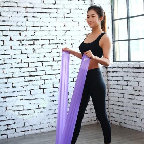 Yoga with elastic band, indoor and outdoor Pilates with rubber band, fitness equipment