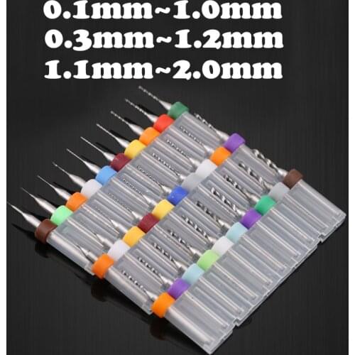 1.05mm 1.1mm 1.15mm 1.2mm Tungsten Steel Carbide Micro Mini Amber CNC SMT Engraving Print Circuit PCB Board Twist Drill Bit