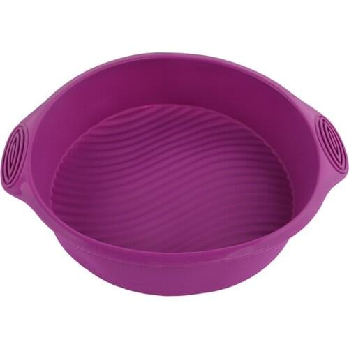 1PC 28.5CM Eco-friendly Colorful 3D Silicone Cake Mold Cake Tools Cake Molds Big Round Cake Mold Easy Demoulding LB 359