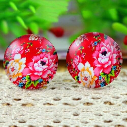 10pcs 20mm Handmade Photo Glass Cabochons (H2-12)