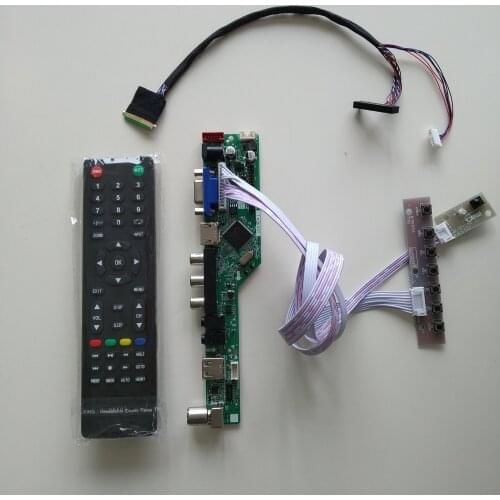 AV LCD LED TV HDMI-compatible USB VGA AUDIO card Controller driver Board display For 14.0" B140XTN02.5 1366X768 monitor cable
