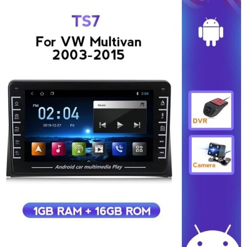 Car Radio Audio Multimedia Dvd Player For VW Volkswagen Multivan T5 2003-2015 GPS Navigation Stereo SWC Wifi IPS Android 2 Din