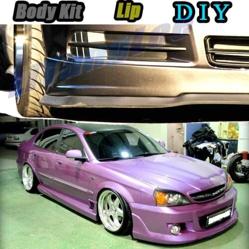 Car Bumper Lip Front Spoiler Skirt Deflector For Suzuki Verona Tune Car Modified Body Kit VIP Hella Flush Lips