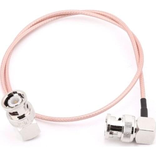 BNC Male Elbow To BNC Male Elbow RG316 Pigtail Cable RF Coaxial Cables Camera Video Signal SDI Transmission Line
