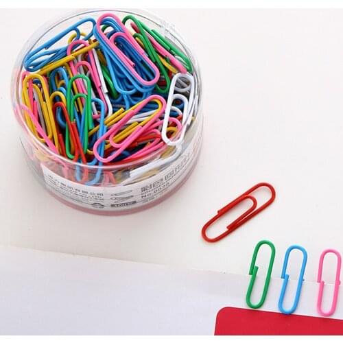 Free Shipping (160pcs/set) 29mm multicolour paper clip needle office clip novelty metal clip office suplies stationery