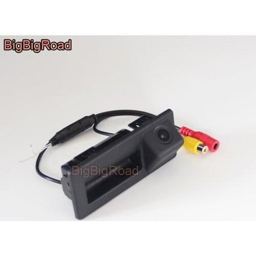 BigBigRoad For SKODA Octavia MK3 A7 5E 2016 2017 2018 Facelift Car Rear View Camera Car Reverse Parking Camera HD CCD