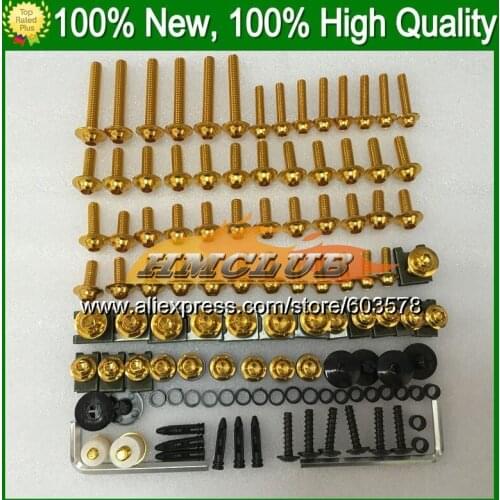 .Fairing bolts full screw kit For YAMAHA FZ6 FZ6R 09 10 11 12 13 FZ 6R FZ-6R 2009 2010 2011 2012 2013 CL62 Nuts bolt screws Nut