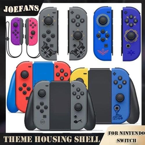 Joy Con Shell for Nintendos Switch Console Game Replacement Housing Shell Case Cover NS Switch Back Faceplate Case Full Buttons