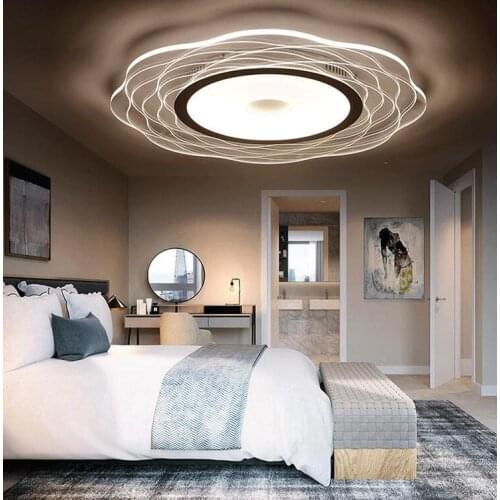 Circular living room newUltra Beautiful flowers led bedroom ceiling light lamp light room ceiling lamp 2017 zcl ZA FG111