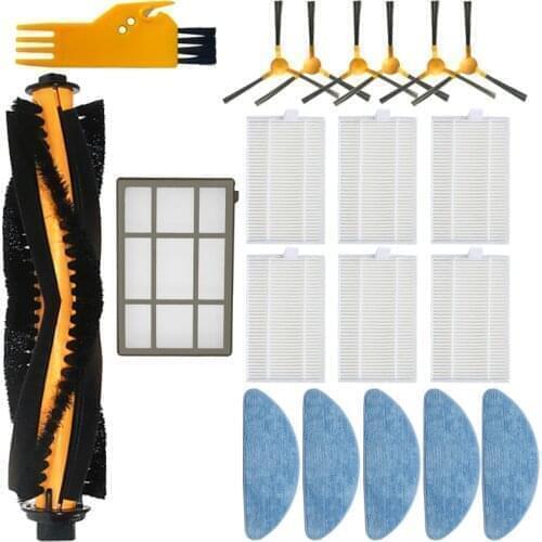 Roller Brush Side Brush Primary HEPA Filters Mops Set For Proscenic 800T 820S 820T 830T Filter Robot Vacuum Cleaner Parts