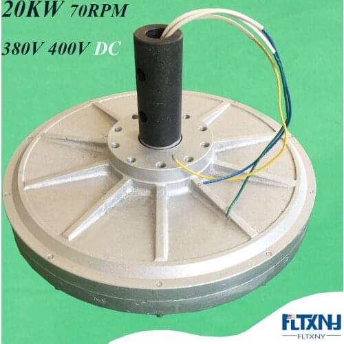 FLTXNY 20KW Low RPM Meglev Coreless Generator 380V 400V 70rpm Vertical Axies Generator For DIY Wind /Water Power Syst