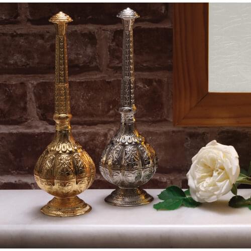 Pakistan Rose Pot 2 Different Colors High Quality Silver and Gold Plated 254