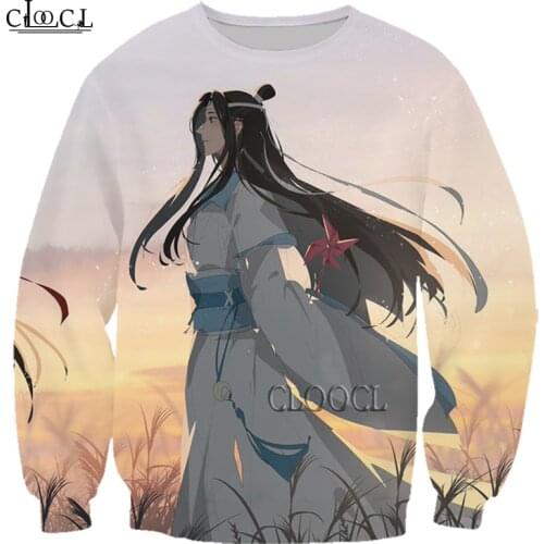 HX Newest Popular Anime Mo Dao Zu Shi 3D Print Men Women Sweatshirt Fashion Hip Hop Long Sleeve Harajuku Tracksuit Drop Shipping