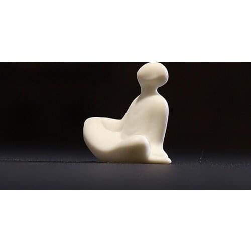 Creative Meditate Little Man Figurines/Zen Budas Decoration Sculpture/Miniature Garden Home Desk Fish Tank Statue Accessories