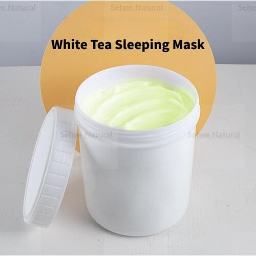 White Tea Sleeping Mask Wash-free Rehydration Moisturizing Tender Skin Tight Brighten Skin Tone 1000g