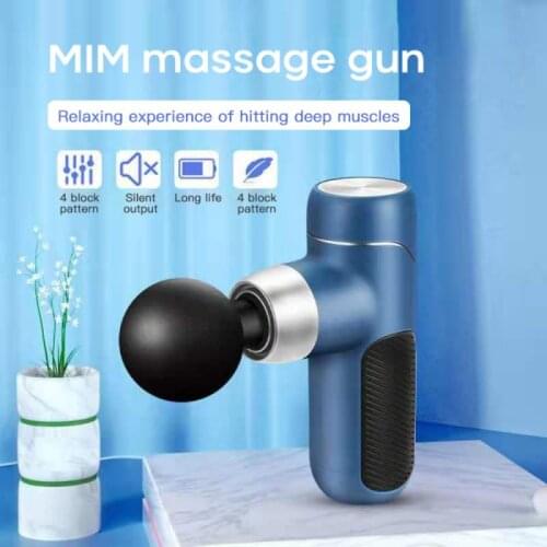 HOT Selling Mini Electric LCD Massage Gun Portable Fascia Gun Soothe The Muscles To Relax The Muscle Massager Full Body Massage