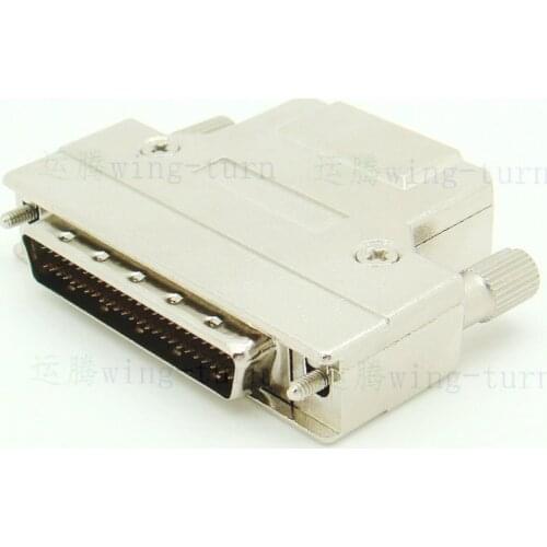 MD50M-AS SCSI Connector Iron Shell Type HPDB50 Pin HPDB 50Pin Cored Wire Male Connector Cable Plug