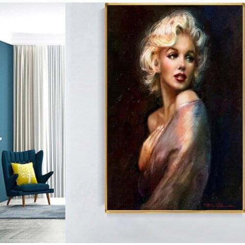 Fashion Wall Art Canvas Paintings Figure on The Wall Posters and Prints Wall Art Pictures for Living Room Cuadros No Frame