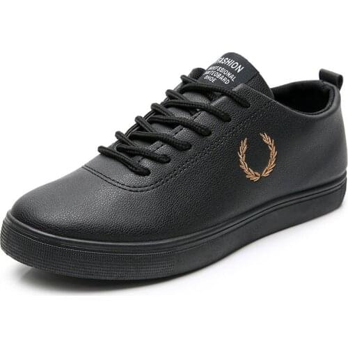 Mens Sports Casual Shoes Breathable Non-Slip Wear-Resistant Board Shoes Spring Fashion Trend Leather Shoes White Shoes Men