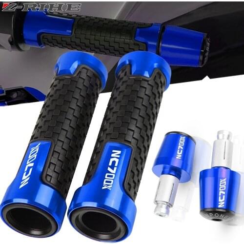 Motorcycle Handle Bar Grips Ends 7/8" 22mm Handlebar Grip End For Honda NC700X NC700 X NC700 NC 700 X 2012-2020 2013 2014 2015