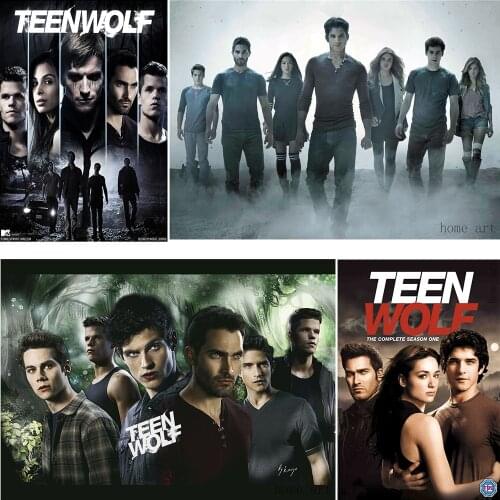 Teen wolf Poster Clear Image Wall Stickers Home Decoration Good Quality Prints White Coated Paper home art Brand