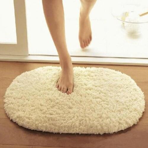 60x40x1.5cm Anti-Skid Carpet Fluffy Shaggy Rug Home Room Carpet Floor Mats Bedroom Bathroom Floor Door Mat Shag Rugs