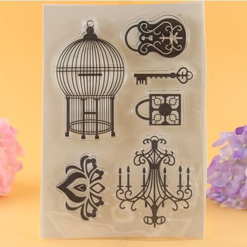 YLCS028 lamp clear stamps for Scrapbooking DIY album cards making decoration scrapbook transparent stamps rubber stamp 11*16cm