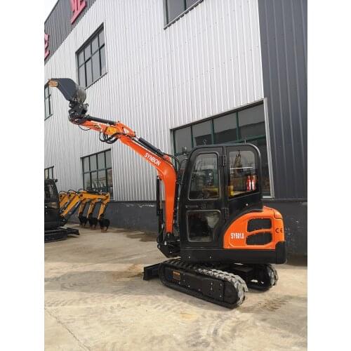 Mini Farm Digger Machine Small Crawler Excavator For Garden Construction