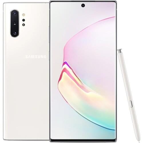 Tems&Nemo Samsung Galaxy Note 10 Plus Note10+ N975U N975U1 256GB ROM 12GB RAM Octa Core 6.8" Snapdragon 855 LTE Mobile Phone