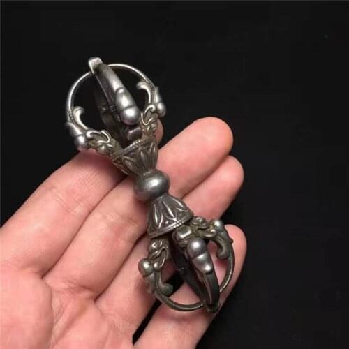 Iron Varjra Folk Collections 10cm High Quality Tibetan Style Free Shipping