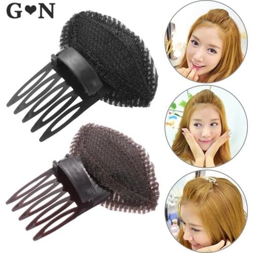 1PC Women Bun Maker Braid Hair Padding Invisible Hair Pin Fluffy Sponge Clip Breathable Bangs Mat Princess Hair Accessories Tool