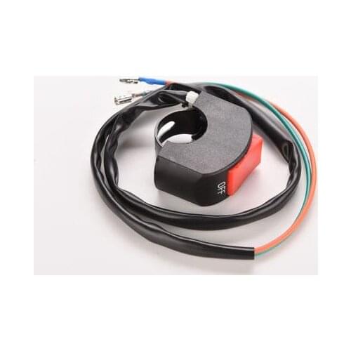 1PC 12V DC MOTORCYCLE 7/8'' HANDLEBAR HEADLIGHT FOG SPOT LIGHT LAMP ON OFF SWITCH