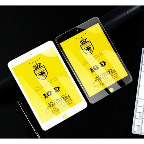 10D Full Coverage Tempered Glass for iPad Mini 1 2 3 4 5 Screen Protector for iPad Mini 4 Mini 5 7.9inch Table Protective Glass