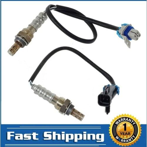 2PCS Oxygen O2 Sensor Upstream & Downstream For 2004 2005 2006 2007 Pontiac Grand Prix 3.8L 2006 2007 2008 Buick Lucerne 3.8L