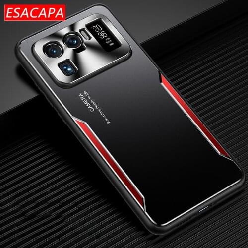 Aluminum Camera Lens Protection Phone Case For Xiaomi 11 Lite Ultra Pro Metal Shockproof Anti-fall Cover For Mi 10T Pro Lite 10S