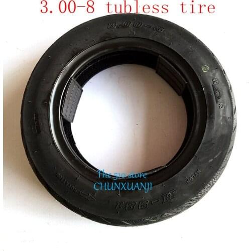 2019 High Reputation 3.00-8 Tubeless Tire Fits for Scooter , Electric Scooters Warehouse Vehicles Mini Motorcycle, Gas Scooter