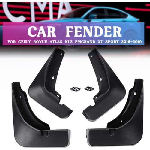 Car Mud Flaps Mudguards Splash Guards Car Fender Mudflaps For Geely Boyue Atlas NL3 Emgrand X7 Sport 2016 2017 2018 2019