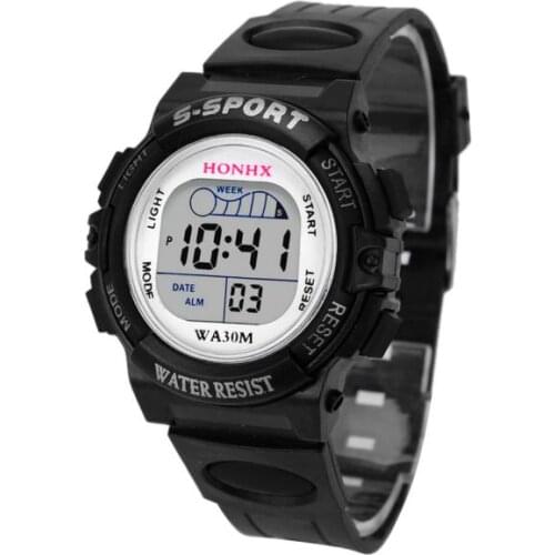 Waterproof Children Boys Digital Watch Luxury LED Sports Watch Kids Alarm Date Quartz Wristwatch Gift Electronic Watches 2020