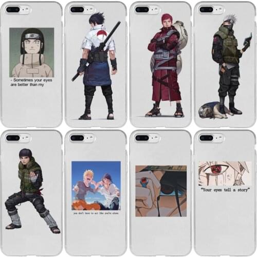 Cover Case for Xiaomi A3 A2 A1 Note Max Mix 2S 3 5C 5S 6 LiteNaruto Pain Uchiha Sasuke Uzumaki