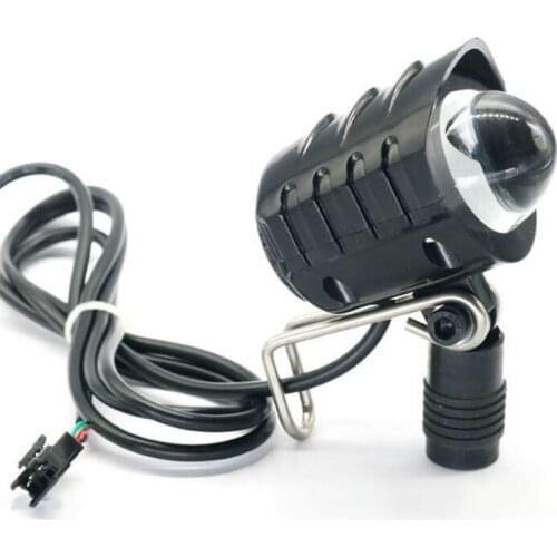 Electric Bike LED Front Light E-Bike Bicycle 2 in 1 Waterproof Horn Headlight Biking Portable Dustproof Cycling Parts