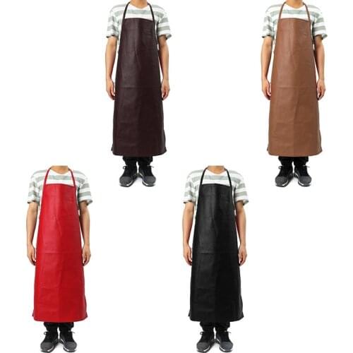 PU Leather Welding Apron Equipment Welder Protection Heat Insulation Apron Kitchen Work Wear