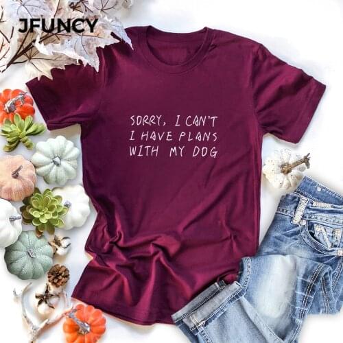 JFUNCY Letter Print New T Shirt Women Short Sleeve Loose Tshirt Woman Summer Cotton Tee Shirts Plus Size Female Tops Mujer