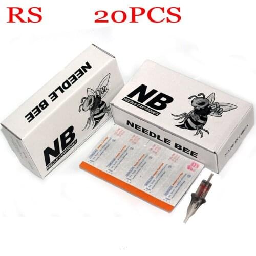 20pcs Tattoo Cartridge Needles Disposable Semi-Permanent Makeup Eyebrow Tattoo Pen Machine Supply 5RS/7RS/9RS/11RS/13RS/15RS