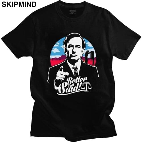 Classic Better Call Saul T Shirt Men Short Sleeves Goodman Tshirt Drama Legal TV Series T-shirt Cotton Quote Tee for Lawyer Gift