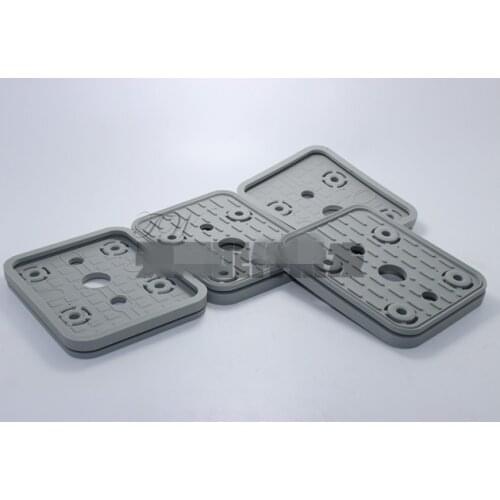 2Pcs CNC Machining Center Suction Cup Suction Block Suction Cup Rubber 140*115*17mm