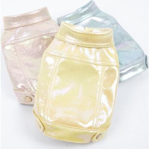 Leather Dog Coat Jacket Winter Dog Clothes Small Dog Outfit Chihuahua Cat Yorkshire Pomeranian maltese Schnauzer Pet Clothing XS