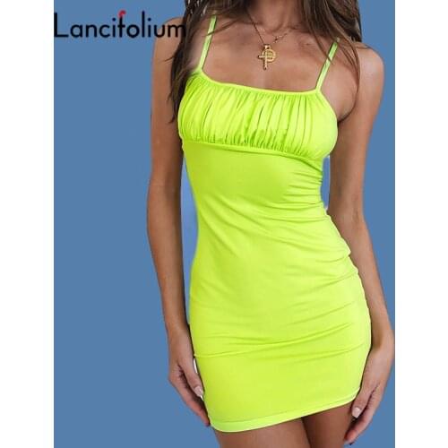 Lancifolium Green Summer Dresses