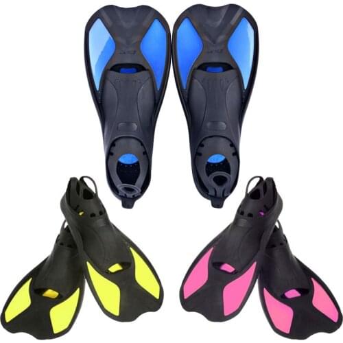 Swimming Fins Snorkeling Foot Shoes Adult Kids Flippers With Adjustable Heel For Swimming Scuba Diving Fins Water Sports Surfing