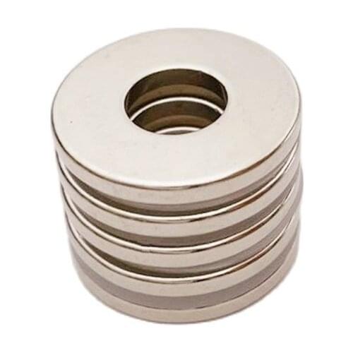 Small Ring NdFeB Neodymium Magnet With Hole Powerful Rare Earth Permanent Fridge Magnets As DIY Part